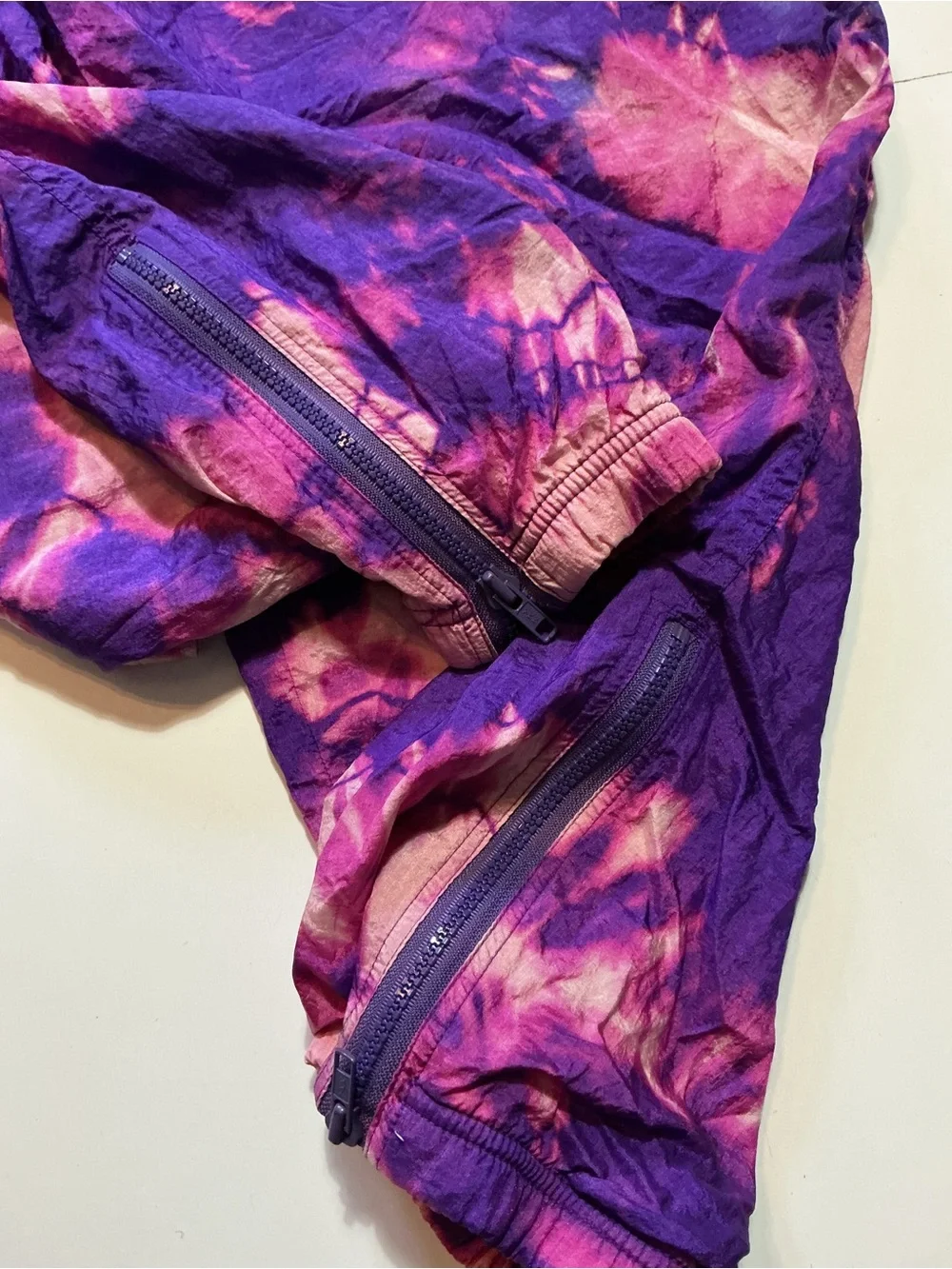 Vintage Milano Sport Tie Dye Windbreaker Nylon Multicolored Track Pants